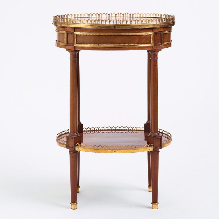 A Louis XVI mahogany and ormolu-mounted table signed Roger Vandercruse Lacroix 'RVLC' (master in Paris 1755-1799).