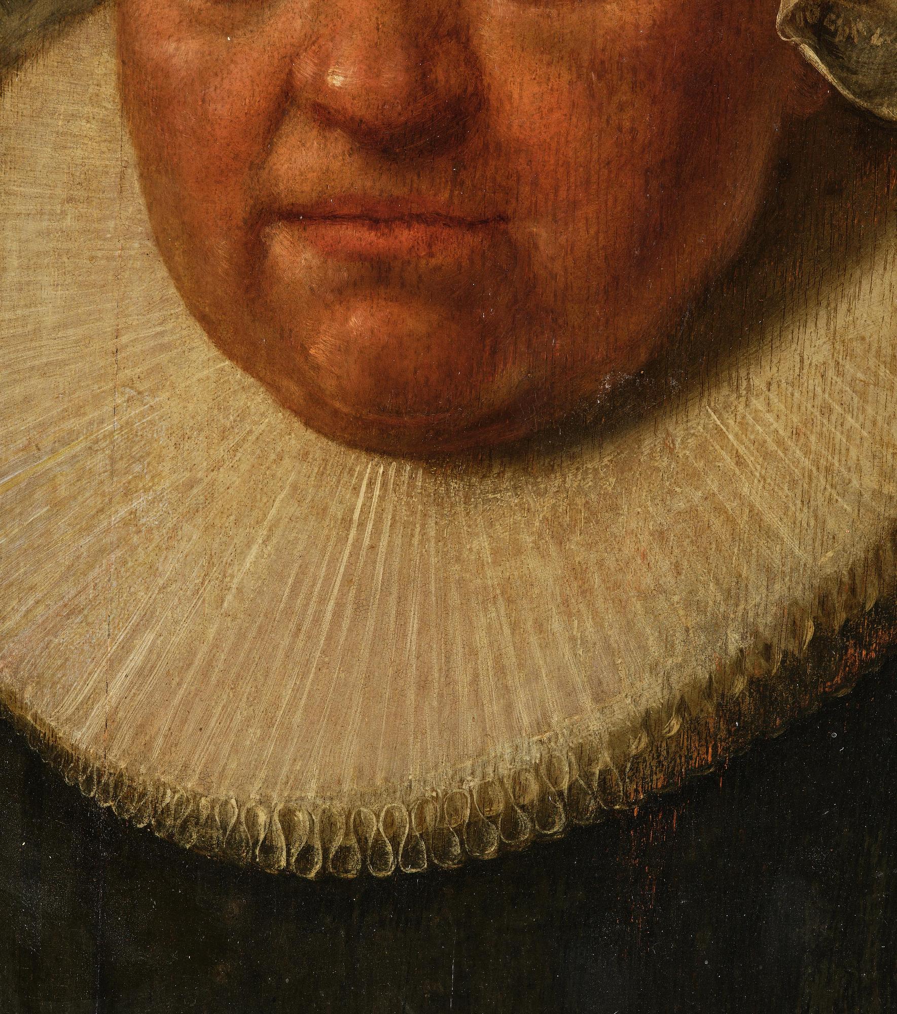 Rembrandt Harmensz van Rijn, hans efterföljd, Porträtt av äldre kvinna.