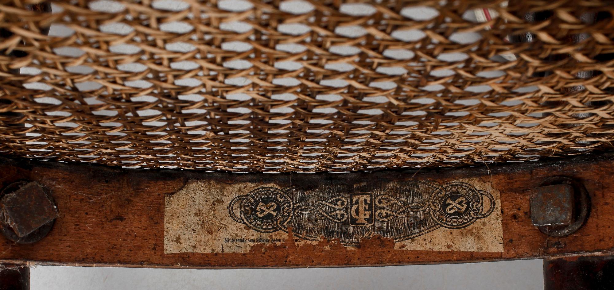 STOLAR, 4 st, Thonet, tidigt 1900-tal.