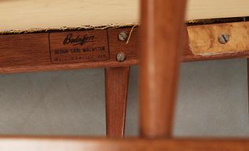 MATSALSSTOLAR / STOLAR, 12 st, "Herrgården", Carl Malmsten, Bodafors, mestadels 1960-tal.