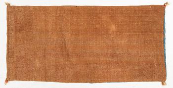 Åkdyna, broderad, ca 92 x 44 cm, Skåne, signerad BD och daterad 1839.
