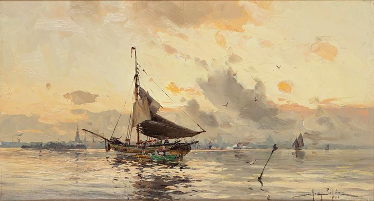 Herman af Sillén, oil on canvas, signed and dated 1901.