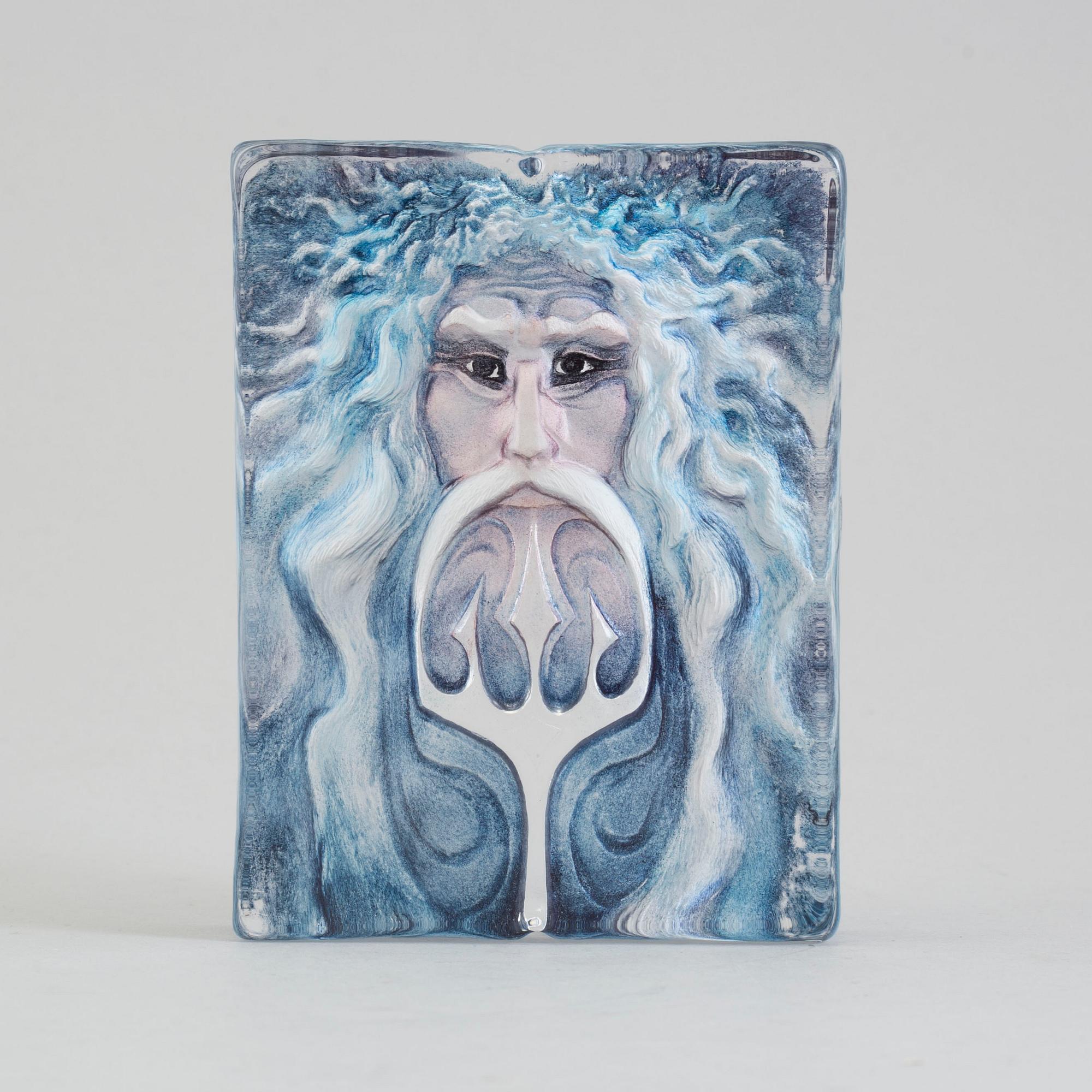 A Glass relief by Mats Jonasson, Målerås.