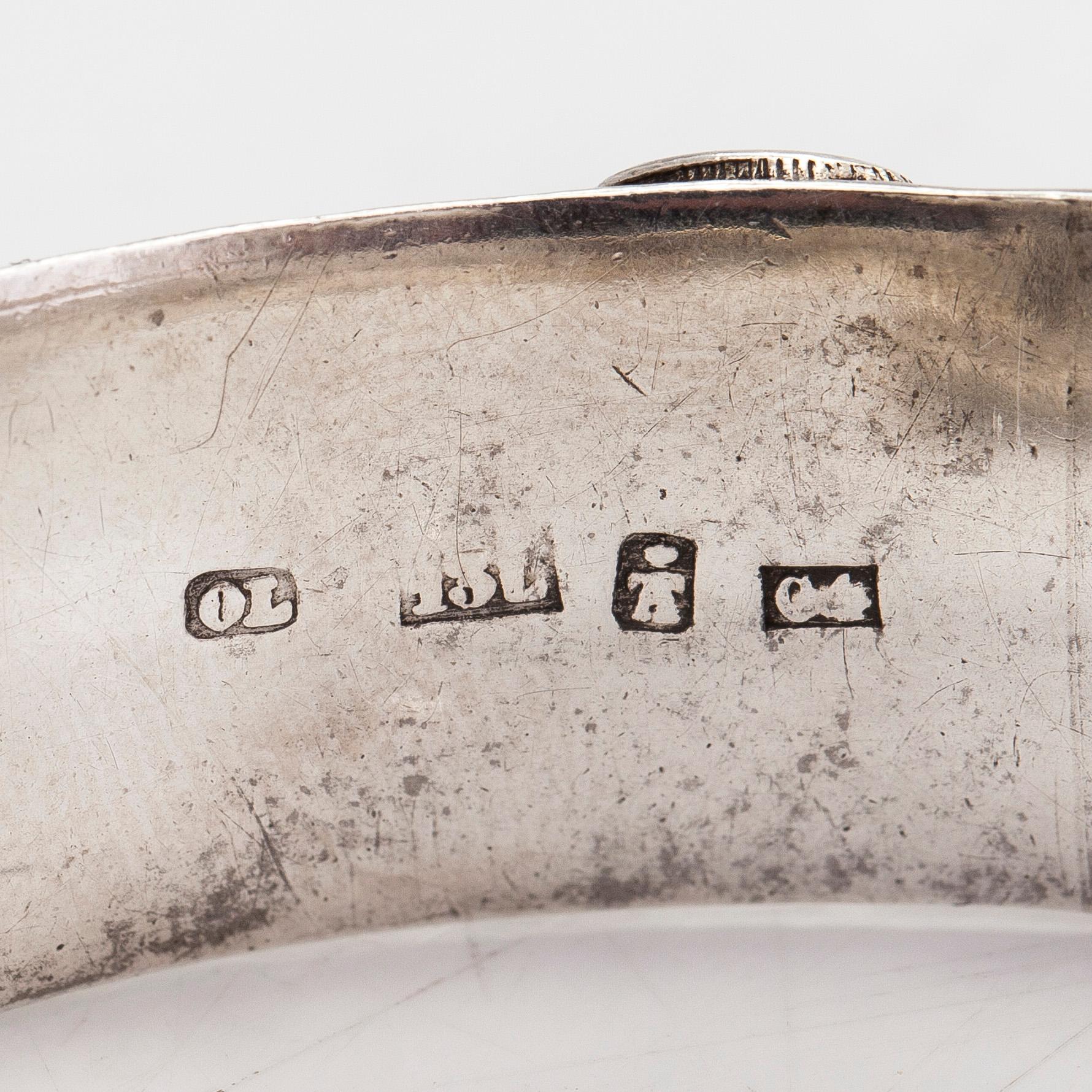 Armband, silver, Knut Oskar Lundgren  (1862-1889), Åbo.
