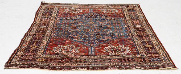 Matta, antik Qashqai, sydöstra Iran, ca 199 x 138 cm.