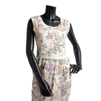 EVENINGDRESS, ateljé made, 1960s.