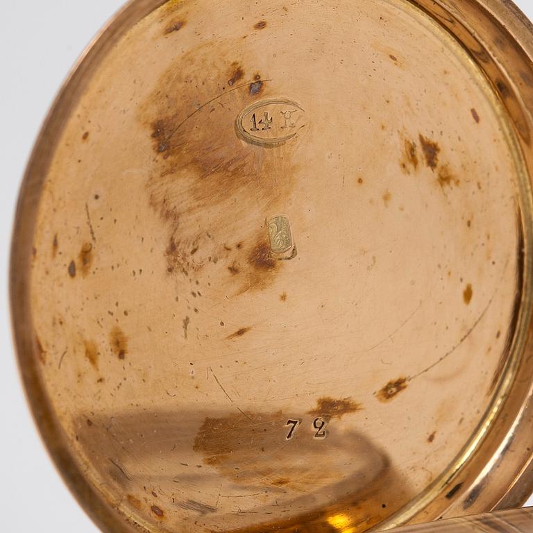 Borel Neuchatel, pocket watch, hunter, 37.5 mm.