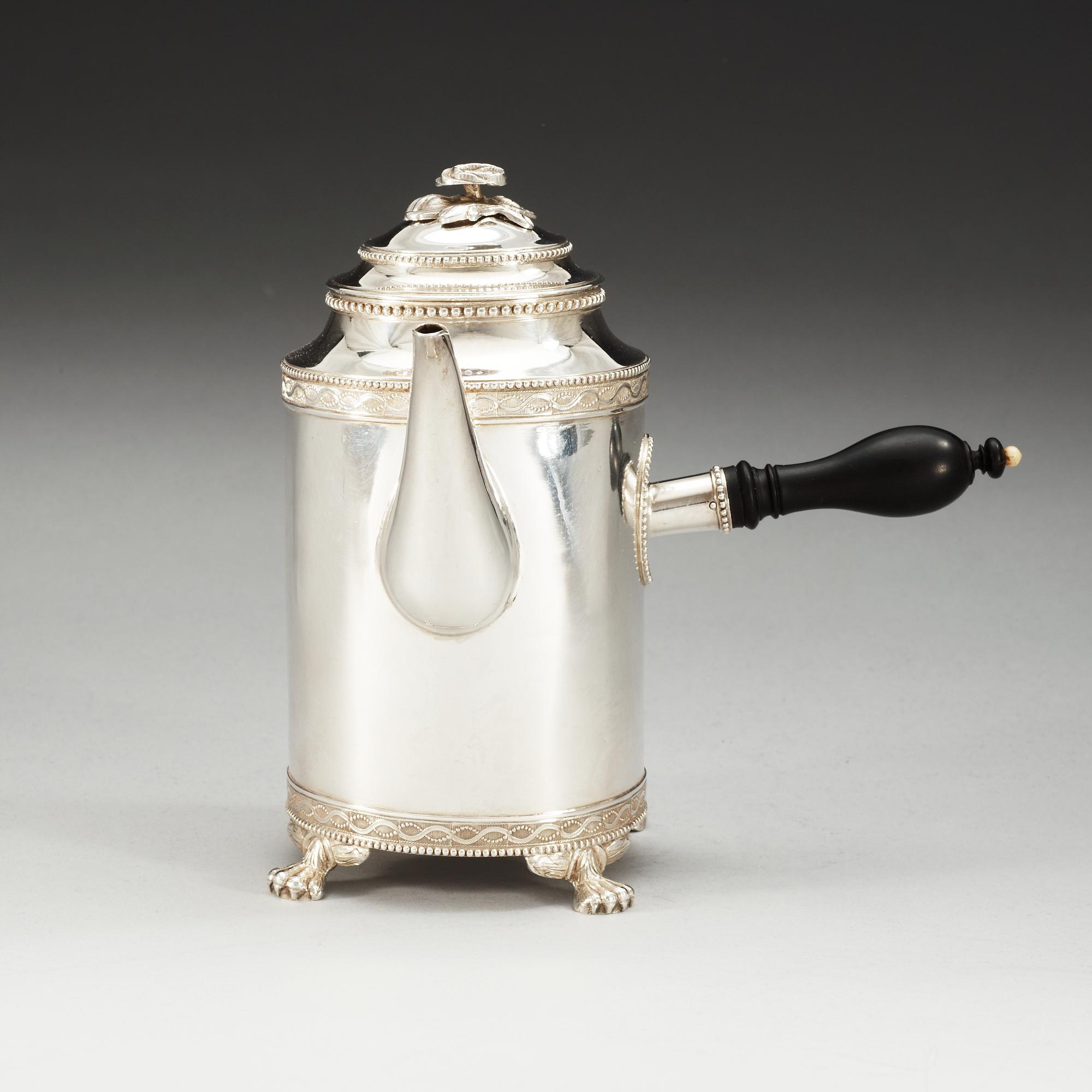 KAFFEKANNA, Nils Tornberg, Linköping 1791. Gustaviansk.