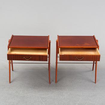A pair of mid 1950's/60's bedside tables.