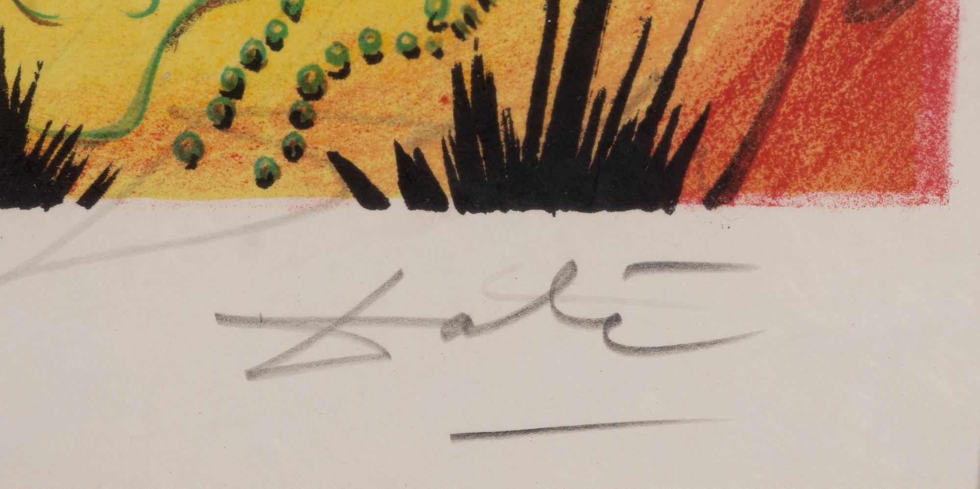 Salvador Dalí, "The Toad", from H C Andersen's Fairy Tales.