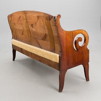 A mid-19th century Russian biedermeier sofa.