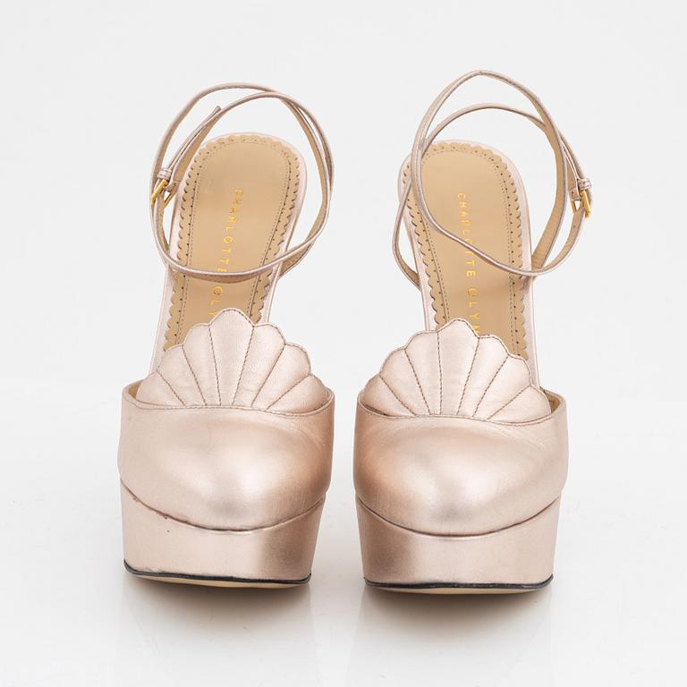 Charlotte Olympia, sandaletter, "Shelley", storlek 37.