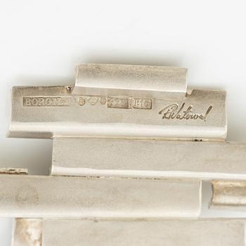 Atelier Borgila, pendant, sterling silver with ore, Stockholm 1979.