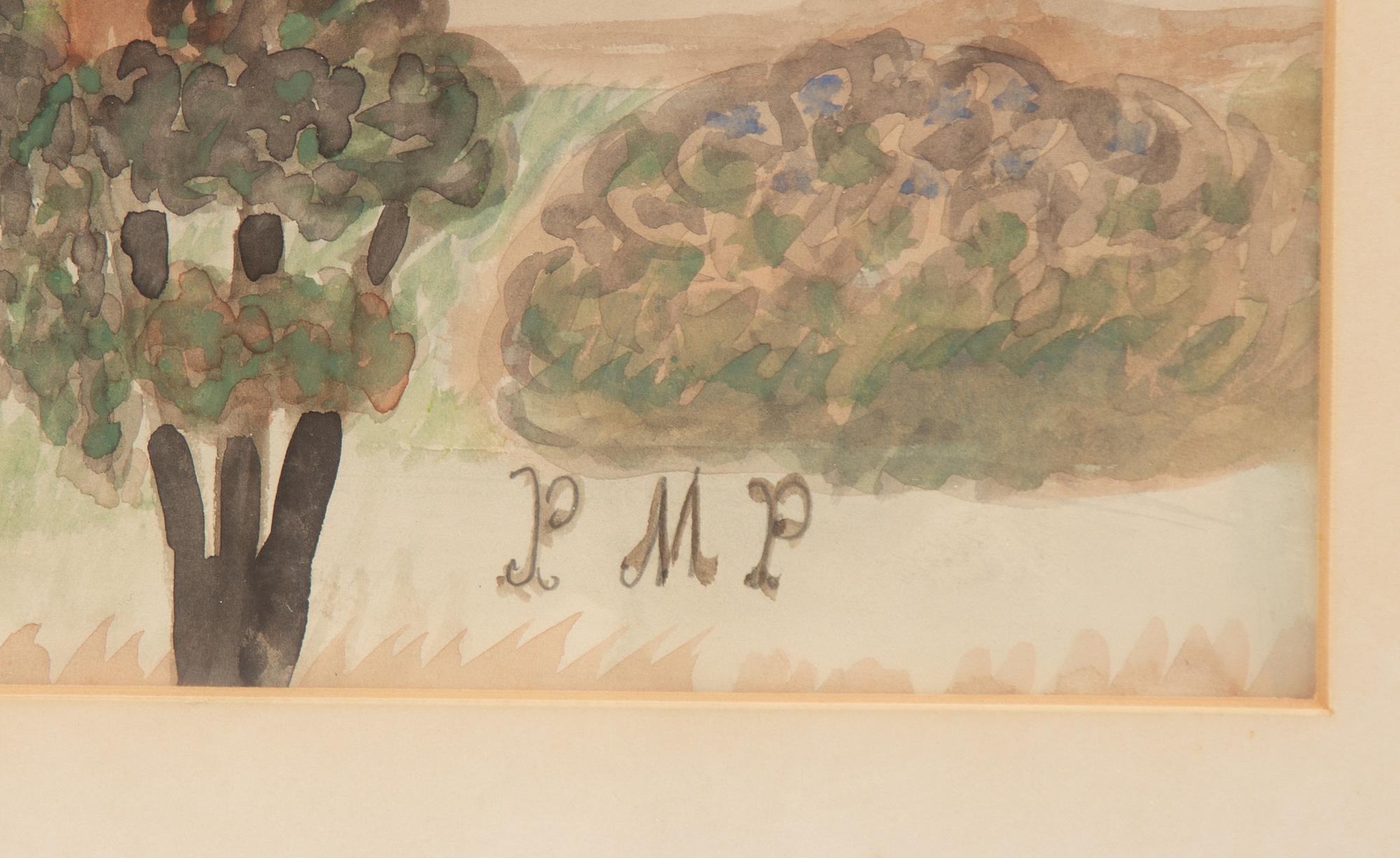 Primus Mortimer Pettersson, "Blå och gul himmel".