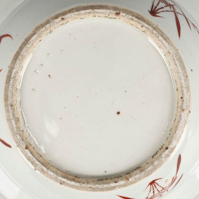 TVÄTTFAT, porslin, Kina, Qingdynastin, 1800/1900-tal.