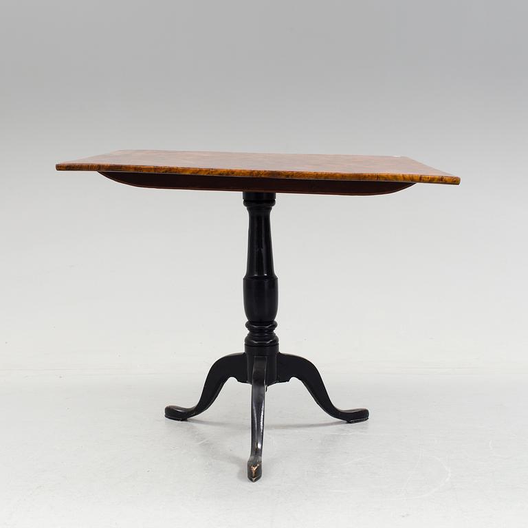 A 18th century folding table.