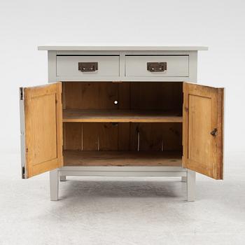 A painted sideboard, circa 1900.