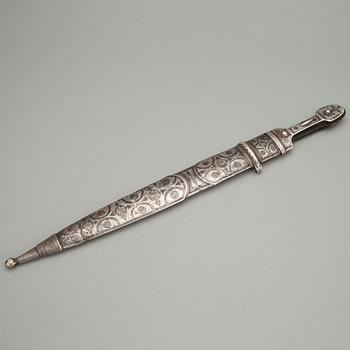 KINDJAL, silver, Tjetjenien, Ryssland, 1900-talets början.