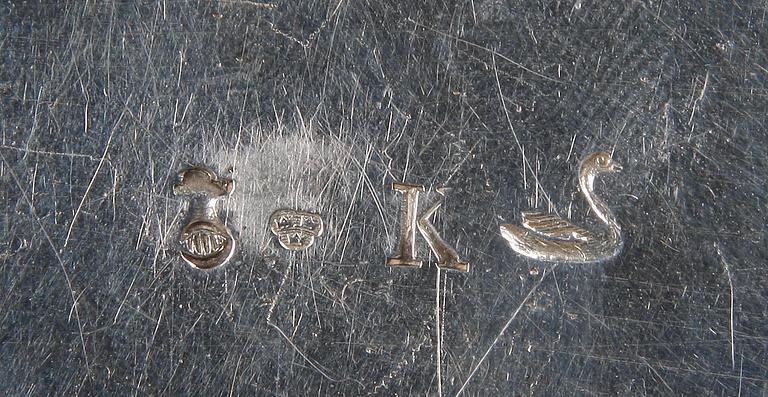DOSA, silver, otydl stämplar, Sverige, 1768.