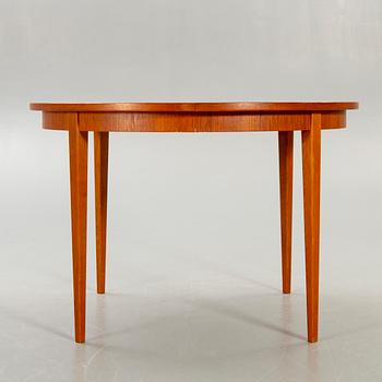 A 1960s teak table.