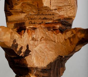 Axel Petersson Döderhultarn, "Lantlig idyll - kobröllop" (2).