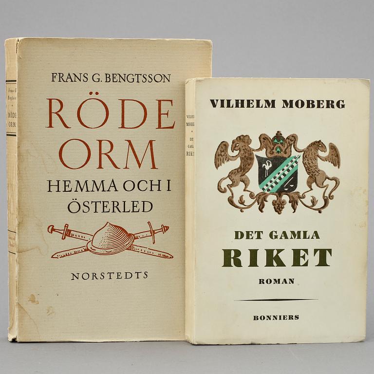 PARTI BÖCKER, 2 st, signerade.