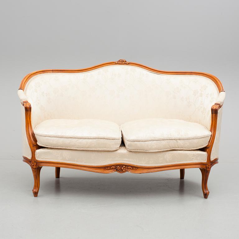 SOFFA, s k badkarsmodell, gustaviansk stil, 1900-tal.