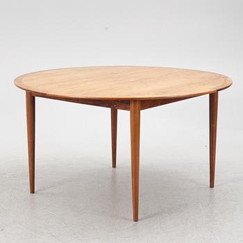 Niels Otto Møller, a rosewood dining table and eight rosewood chairs, Poul Jeppesen & JL Möller, Denmark, 1960's.