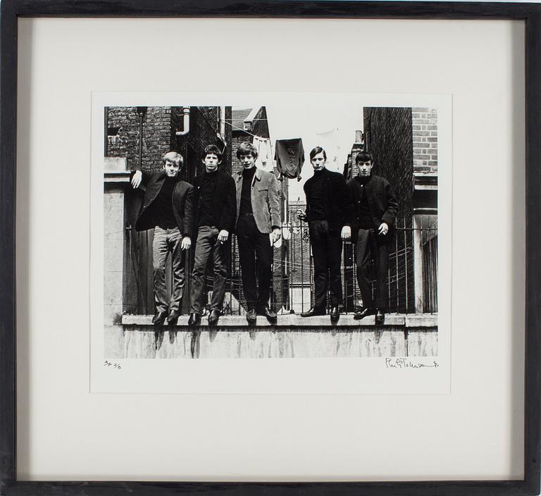 PHILIP TOWNSEND, gelatin silver print "Rolling Stones", signed Philip Townsend and numbered AP 2/5.