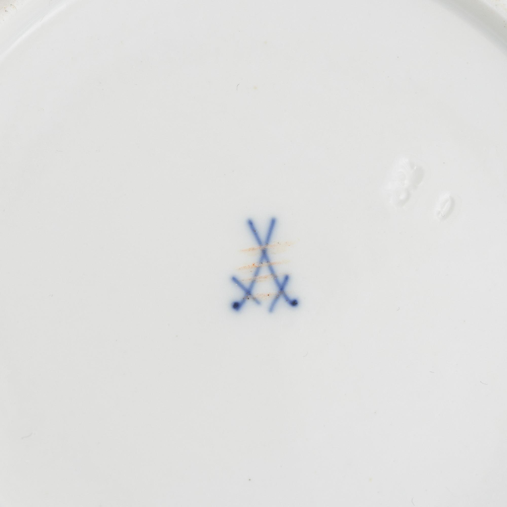 A 27-piece porcelain Mocca set, Meissen, Germany.