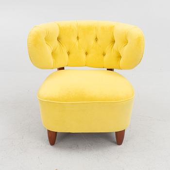 Otto Schulz, attributed to. An armchair, Swedish Modern, mid-20th Century.