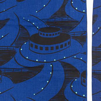 Birgitta Hahn, three curtains, "Slussen", Sweden.