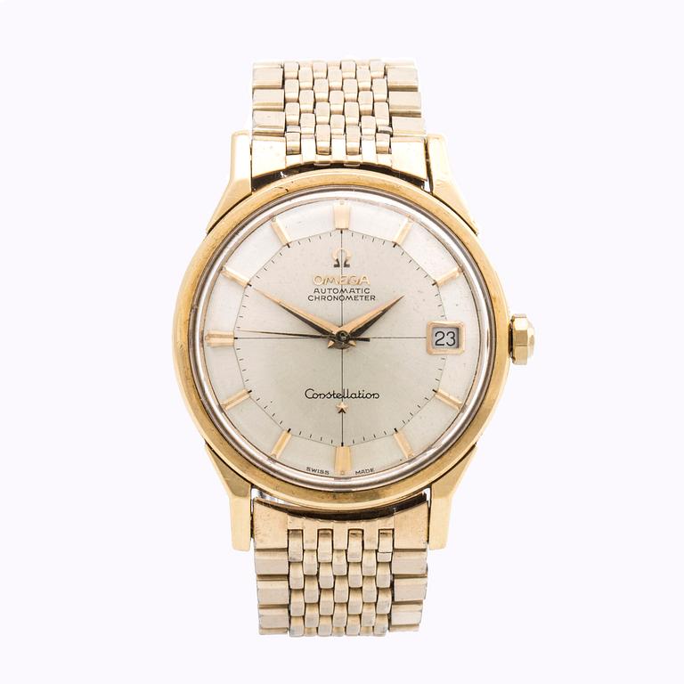 OMEGA, Constellation, "Pie-Pan", Chronometer, wristwatch, 34,5 mm,