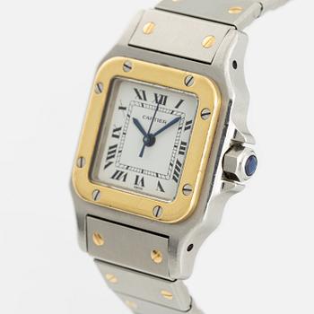 Cartier, Santos Carrée, wristwatch, 23,5 x 23,5 (34,5) mm.