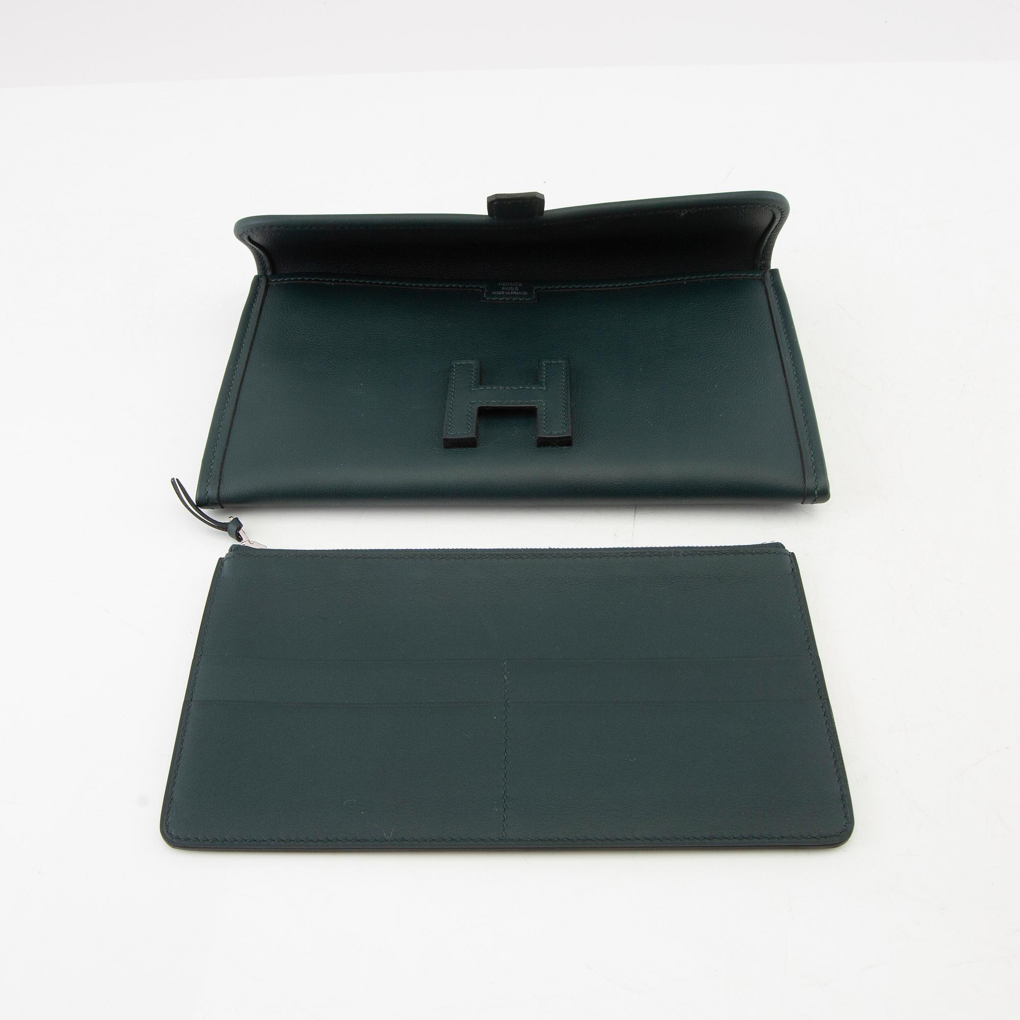 Hermés, wallet, "Portfeuille Jig duo Veau Swift" 2021.