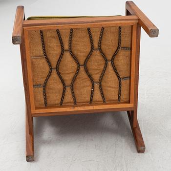 Carl Gustaf Hiort af Ornäs, a mid-20th-century 'Rialto' armchair, Puunveisto Oy - Träsnideri Ab, Finland.