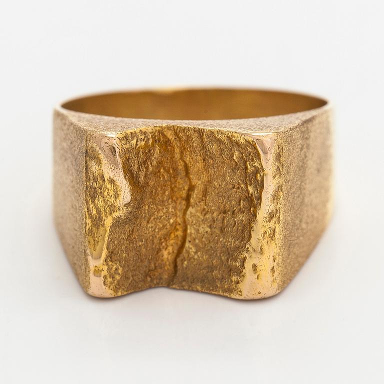 Björn Weckström, ring, 14K guld, Lapponia 1973.