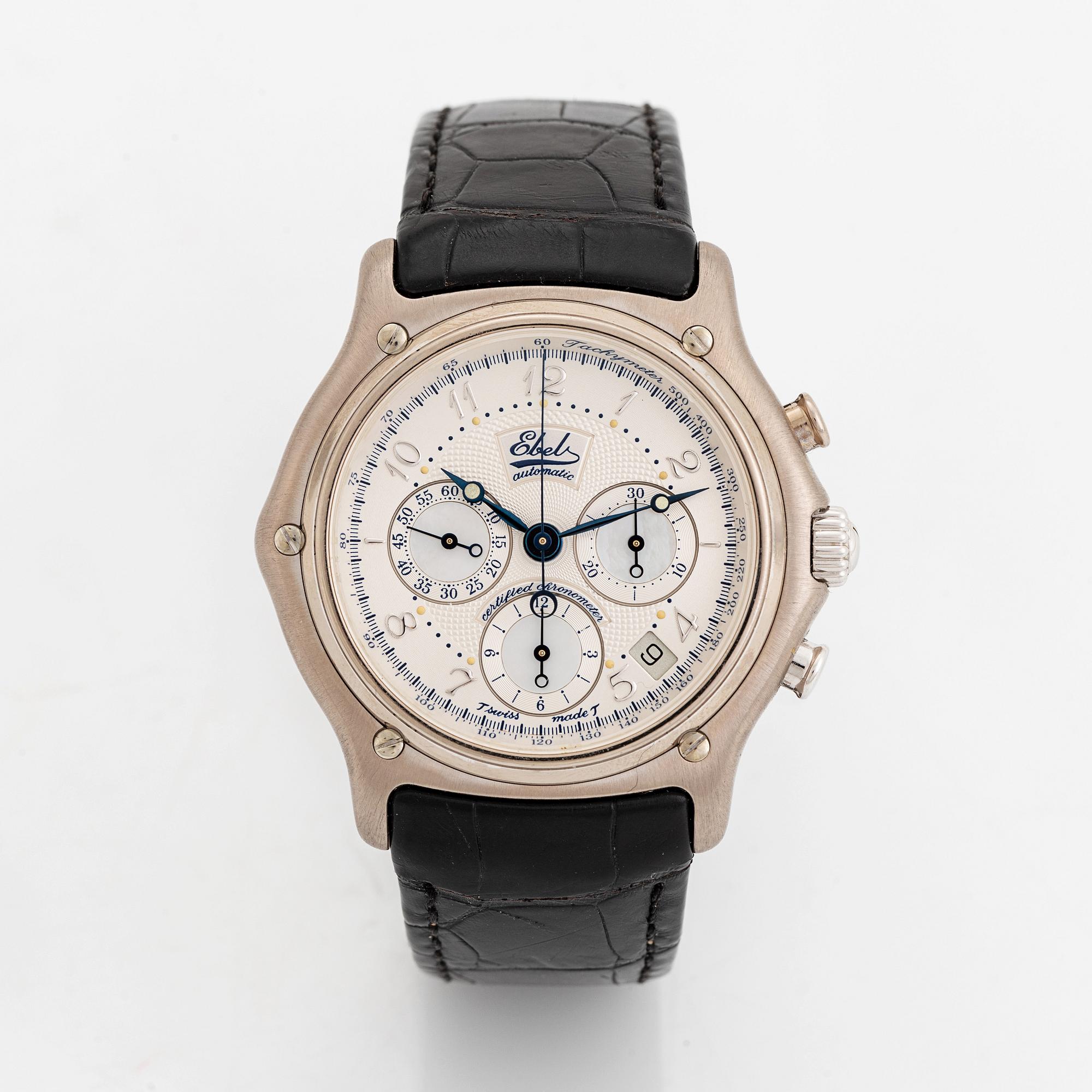 Ebel, Le Modulor, kronograf, armbandsur, 37 mm.