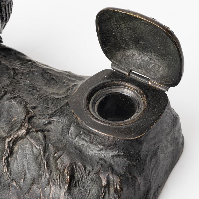 Skrivställ, omkring 1900.