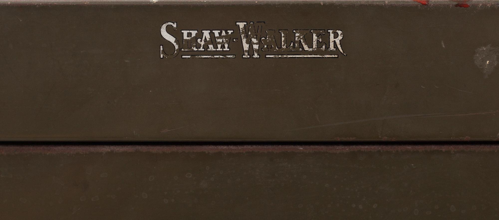 ARKIVSKÅP, plåt. "Shaww Walker". 1900-tal.