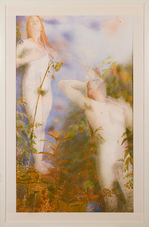 MERJA LAINE watercolour, signed and dated 2002.