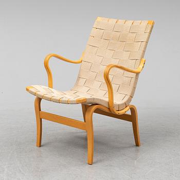 A beech Bruno Mathsson 'Eva' armchair from Dux.