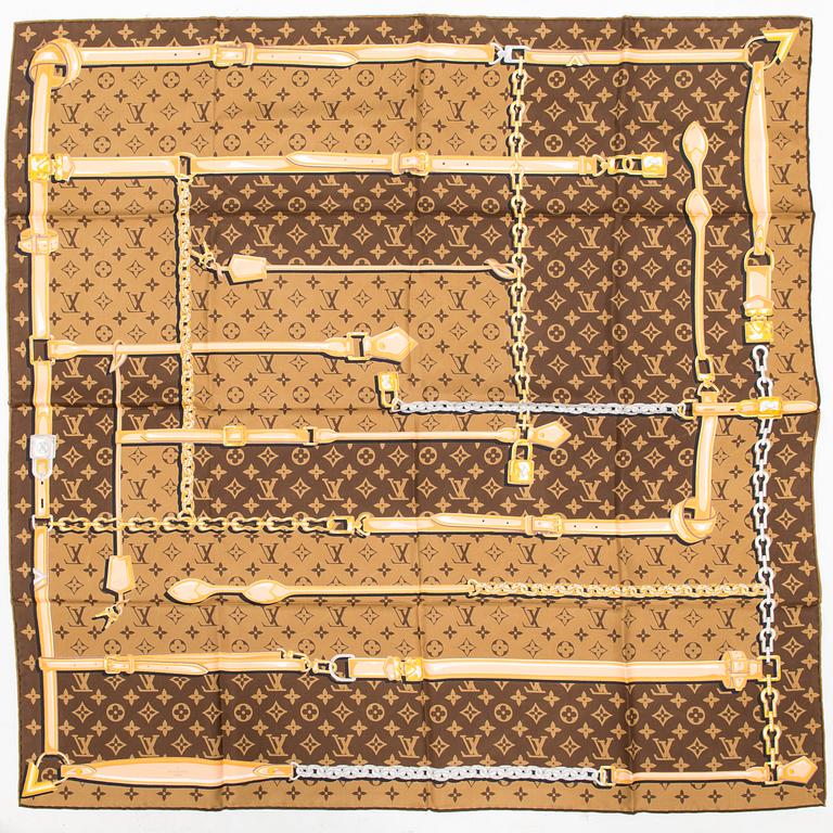 Louis Vuitton, "Monogram Confidential Square", scarf.