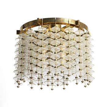 Hans-Agne Jakobsson, an "Estrella" ceiling lamp model T 580, Hans-Agne Jakobsson AB, Markaryd, 1960s-70s.
