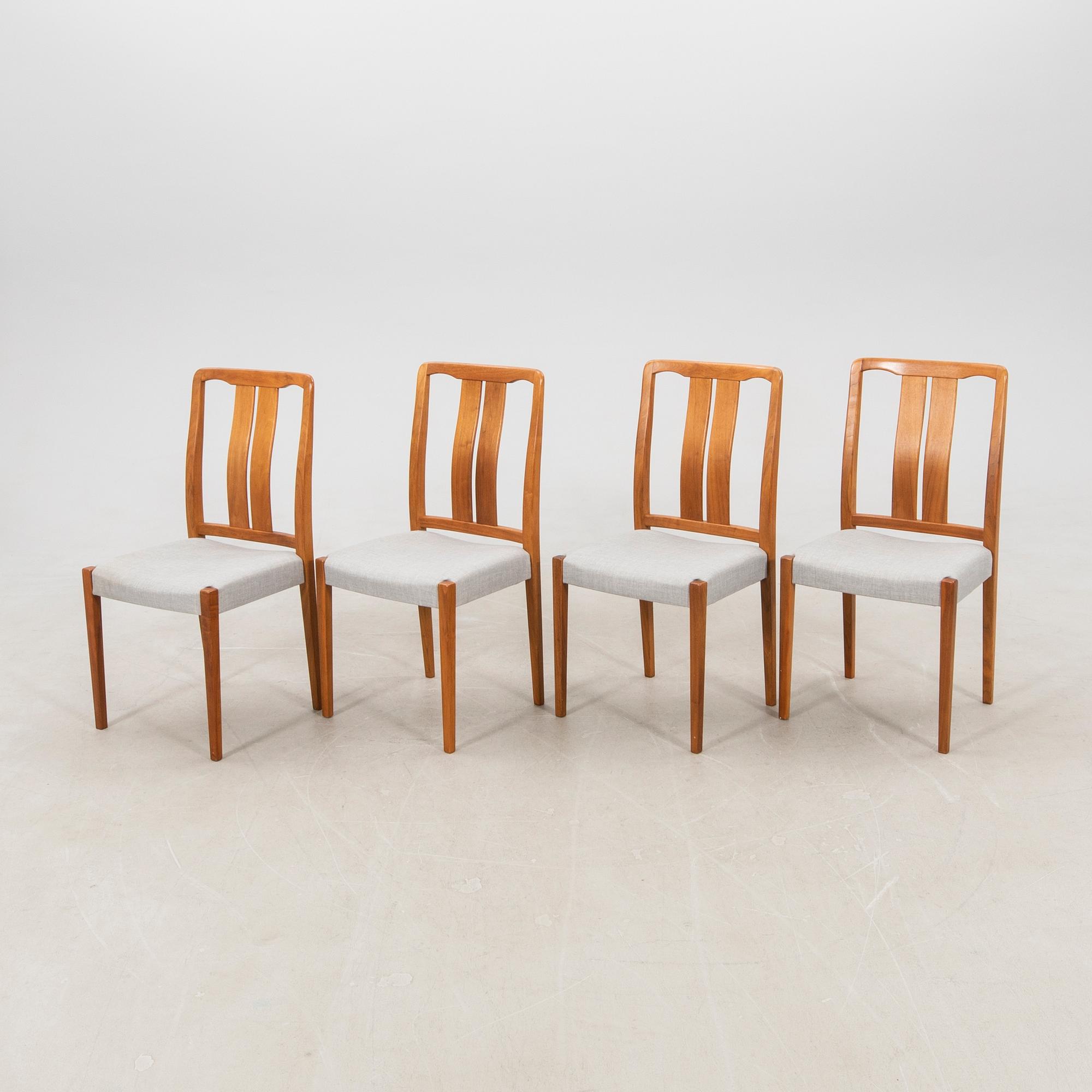 LBG group (Leif & Bengt Troedsson) "Rimbo" chairs, 4 pieces, late 20th century.