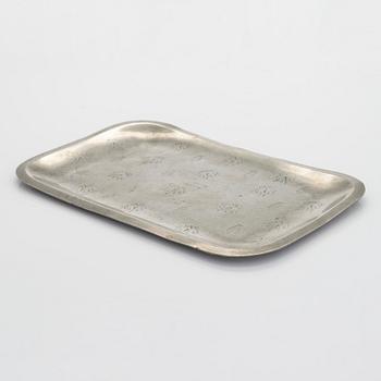 Björn Trägårdh, a pewter tray, Firma Svenskt Tenn, Stockholm 1932.