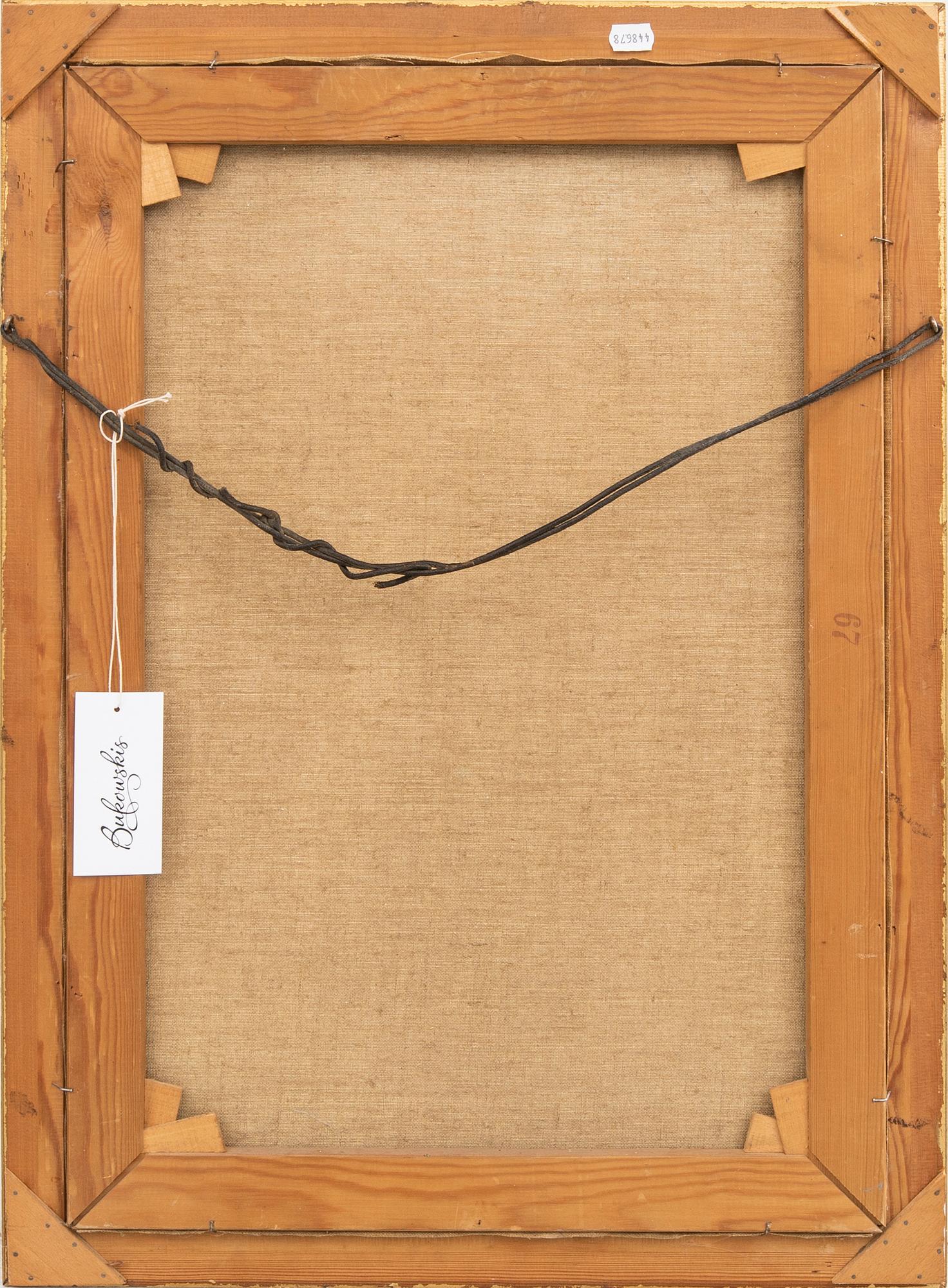 Unknown artist 20th century, oil on canvas signed.