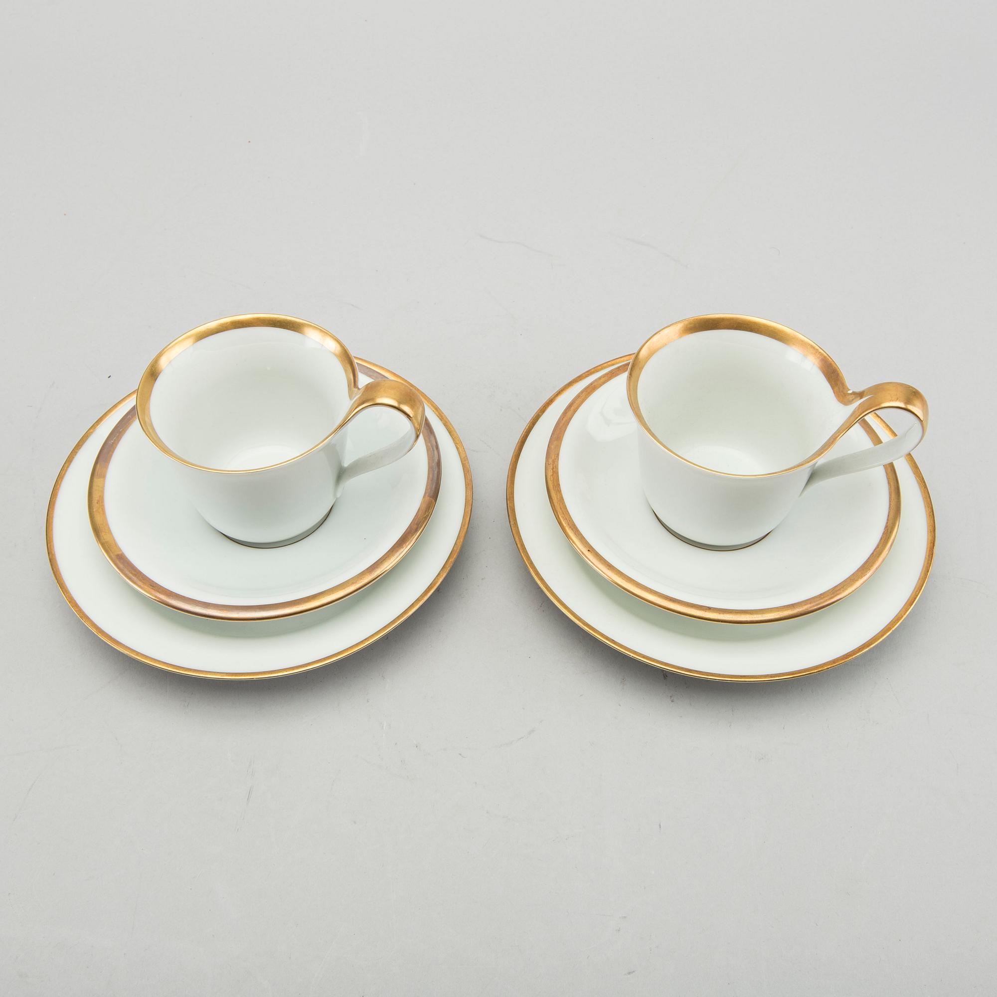 A 20 pcs porcelain coffee service, Bing & Gröndahl.