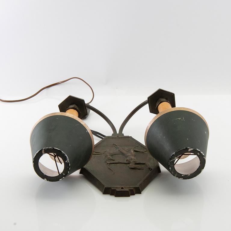 Wall lamp Swedish Modern 1940s.