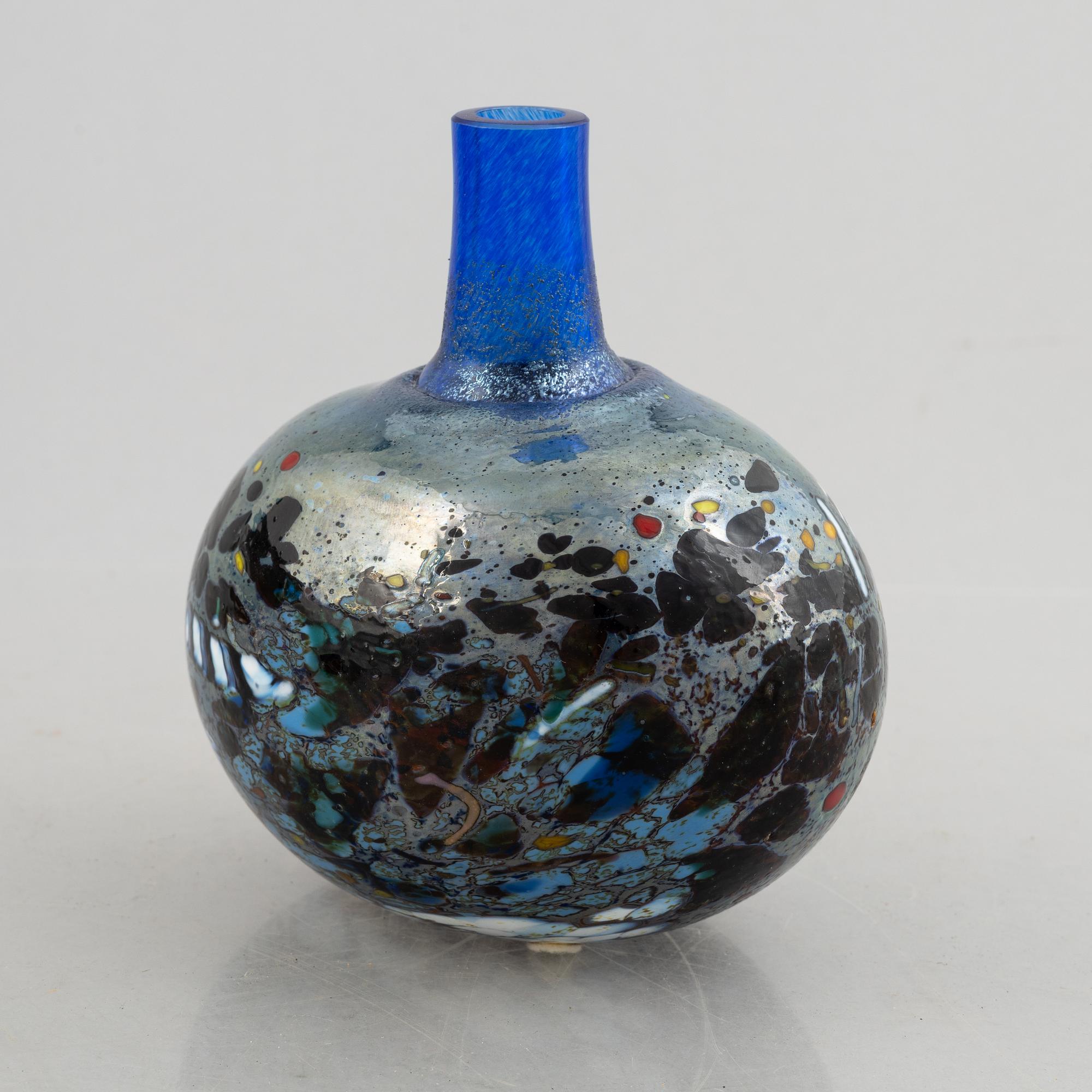 Bertil Vallien, vase, glass, Kosta Boda.